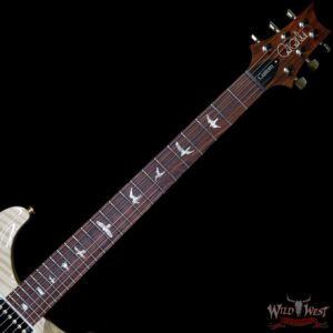 2017 PRS Wood Library 10 Top Custom 24 Semi-Hollow Flame Maple Top & Neck Cocobolo Fretboard Natural - Image 8
