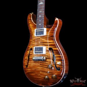 Paul Reed Smith Wood Library 10 Top Hollowbody I Piezo Flame Neck Brazilian Rosewood Board Copperhead - Image 2