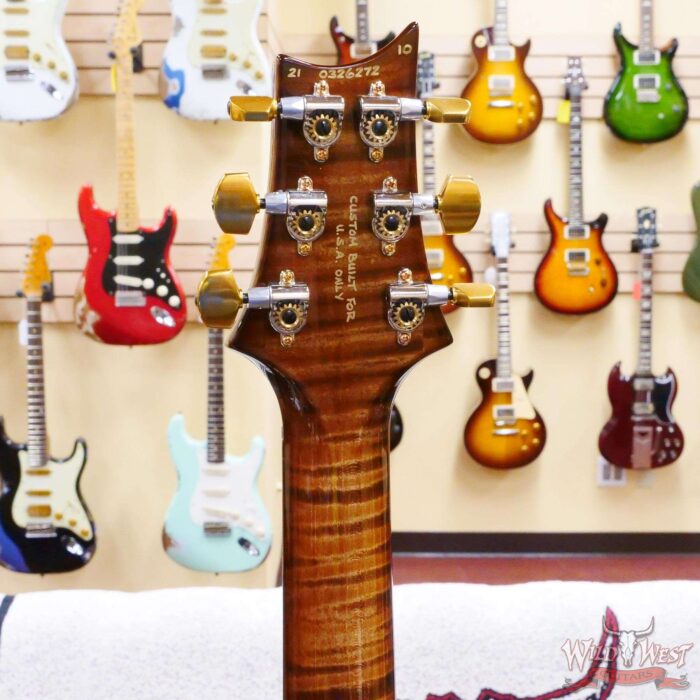 Paul Reed Smith Wood Library 10 Top Hollowbody I Piezo Flame Neck Brazilian Rosewood Board Copperhead - Image 10