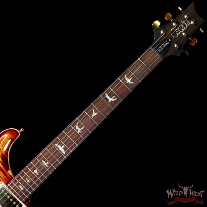 Paul Reed Smith Wood Library 10 Top Hollowbody I Piezo Brazilian Rosewood Stained Flame Maple Neck Copperhead Burst - Image 4