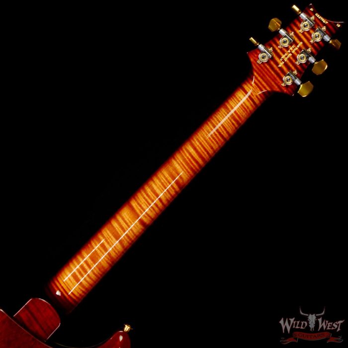 Paul Reed Smith Wood Library 10 Top Hollowbody I Piezo Brazilian Rosewood Stained Flame Maple Neck Copperhead Burst - Image 5