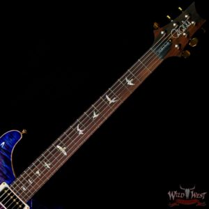 Paul Reed Smith Wood Library 10 Top Hollowbody I Piezo Flame Neck Brazilian Rosewood Board Violet Blue Burst - Image 4