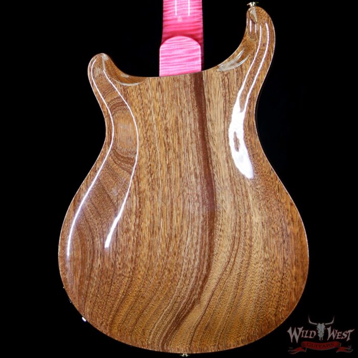 PRS Wood Library 10 Top Hollowbody I Piezo HB1 Flame Maple Top & Neck Brazilian Rosewood Board Bonnie Pink - Image 7