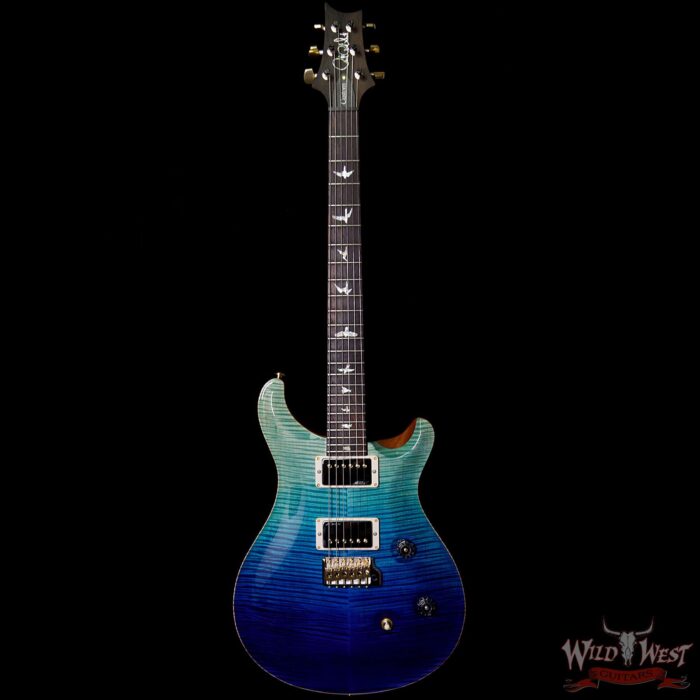 PRS Wood Library Artist Package Custom 24 Fatback Brazilian Rosewood Fretboard Blue Fade - Image 5
