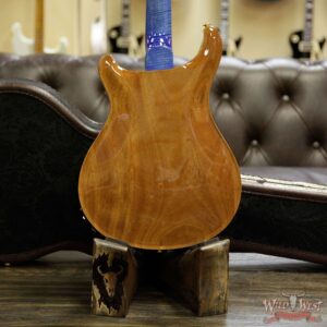 PRS Wood Library Flame 10 Top Hollowbody HB1 Piezo Brazilian Rosewood Board Faded Blue Jean - Image 14