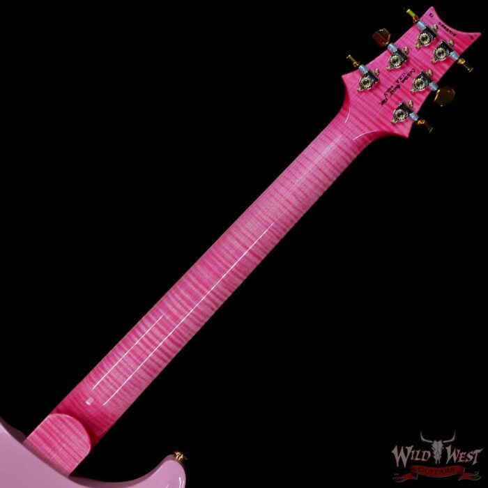 Paul Reed Smith Wood Library 10 Top Hollowbody I Piezo Flame Neck Brazilian Rosewood Board Bonnie Pink - Image 5