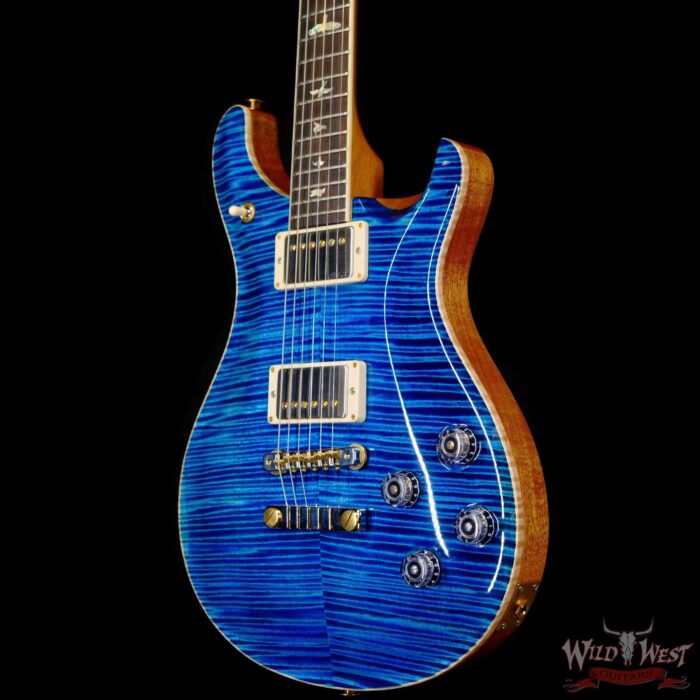Paul Reed Smith PRS Wood Library 10 Top McCarty 594 Brazilian Rosewood Fingerboard Aquamarine - Image 2