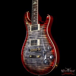 Paul Reed Smith PRS Wood Library 10 Top McCarty 594 Flame Maple Top Brazilian Rosewood Board Charcoal Cherry Burst - Image 2