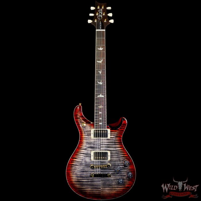 Paul Reed Smith PRS Wood Library 10 Top McCarty 594 Flame Maple Top Brazilian Rosewood Board Charcoal Cherry Burst - Image 3