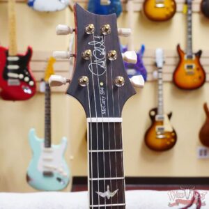 Paul Reed Smith PRS Wood Library 10 Top McCarty 594 Flame Maple Top Brazilian Rosewood Board Charcoal Cherry Burst - Image 7