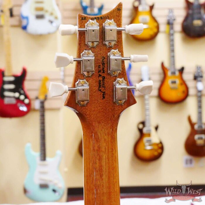 Paul Reed Smith PRS Wood Library 10 Top McCarty 594 Flame Maple Top Brazilian Rosewood Board Gray Black Fade - Image 10
