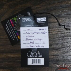 Paul Reed Smith PRS Wood Library Flame 10 Top McCarty 594 Semi-Hollow Brazilian Rosewood Fingerboard Dark Cherry Sunburst - Image 11