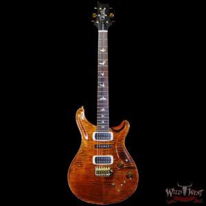 Paul Reed Smith PRS Wood Library 10 Top Modern Eagle V Stained Flame Maple Neck Brazilian Rosewood Board Copperhead - Image 3