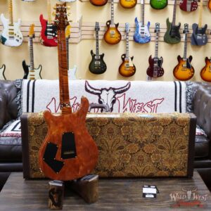 Paul Reed Smith PRS Wood Library 10 Top Modern Eagle V Stained Flame Maple Neck Brazilian Rosewood Board Copperhead - Image 9