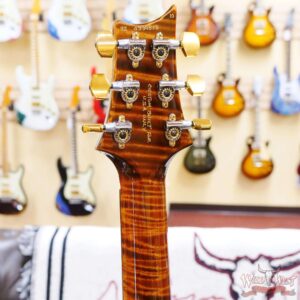 Paul Reed Smith PRS Wood Library 10 Top Modern Eagle V Stained Flame Maple Neck Brazilian Rosewood Board Copperhead - Image 10