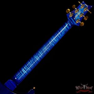 Paul Reed Smith PRS Wood Library 10 Top Modern Eagle V ME5 Flame Maple Neck Brazilian Rosewood Board Faded Blue Burst - Image 5