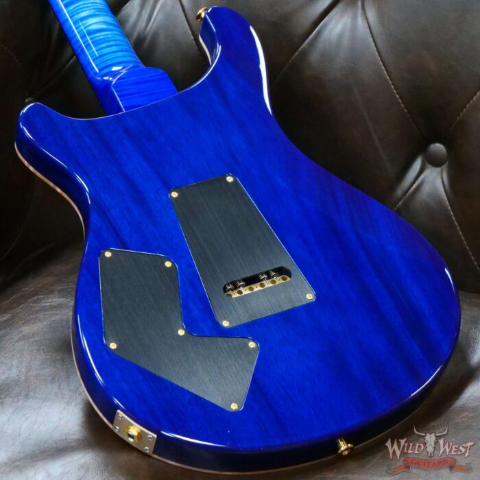 Paul Reed Smith PRS Wood Library 10 Top Modern Eagle V ME5 Flame Maple Neck Brazilian Rosewood Board Faded Blue Burst - Image 11