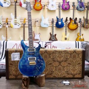 Paul Reed Smith PRS Wood Library 10 Top Modern Eagle V ME5 Flame Maple Neck Brazilian Rosewood Fingerboard River Blue 8.75 LBS (US Only / No International Shipping) - Image 6