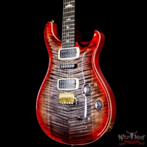 Paul Reed Smith PRS Wood Library 10 Top Modern Eagle V ME5 Flame Maple Neck Brazilian Rosewood Board Charcoal Cherry Burst - Image 2
