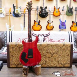 Paul Reed Smith PRS Wood Library 10 Top Modern Eagle V ME5 Flame Maple Neck Brazilian Rosewood Board Charcoal Cherry Burst - Image 9