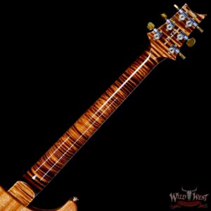 Paul Reed Smith PRS Wood Library 10 Top Modern Eagle V Stained Flame Maple Neck Brazilian Rosewood Board Copperhead - Image 5