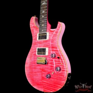 Paul Reed Smith PRS Wood Library 10 Top Custom 24 Piezo P24 Stained Flame Maple Neck Brazilian Rosewood Board Bonnie Pink - Image 2