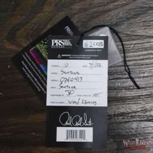 Paul Reed Smith PRS Wood Library 10 Top Santana Retro Brazilian Rosewood Board Blue Fade - Image 12