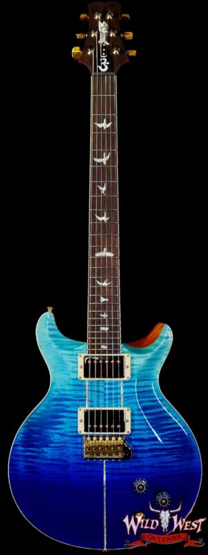 Paul Reed Smith PRS Wood Library 10 Top Santana Retro Brazilian Rosewood Board Blue Fade