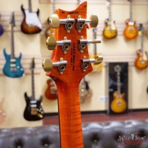 PRS Wood Library 10 Top Special 22 Semi-Hollow Flame Maple Stained Neck Brazilian Rosewood Fingerboard Orange - Image 10