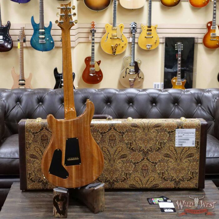 PRS Wood Library 10 Top Special 22 Semi-Hollow Flame Mahogany Neck Brazilian Rosewood Board Bonnie Pink - Image 9