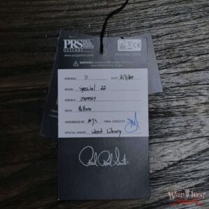 PRS Wood Library 10 Top Special 22 Semi-Hollow Flame Mahogany Neck Brazilian Rosewood Board Trampas Green Smokeburst - Image 12