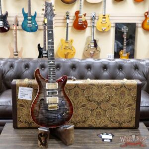 PRS Wood Library 10 Top Special 22 Semi-Hollow Flame Mahogany Neck Brazilian Rosewood Charcoal Cherry Burst - Image 6