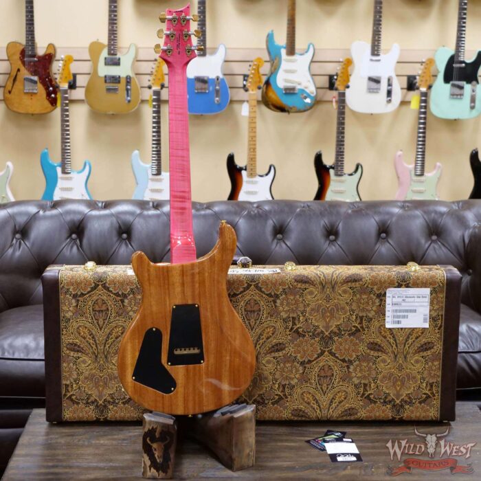 PRS Wood Library 10 Top Special 22 Semi-Hollow Flame Maple Neck with Brazilian Rosewood Board Bonnie Pink - Image 11