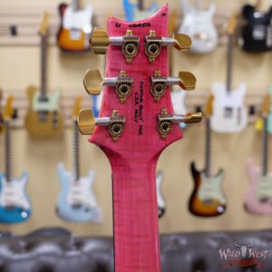 PRS Wood Library 10 Top Special 22 Semi-Hollow Flame Maple Neck with Brazilian Rosewood Board Bonnie Pink - Image 10