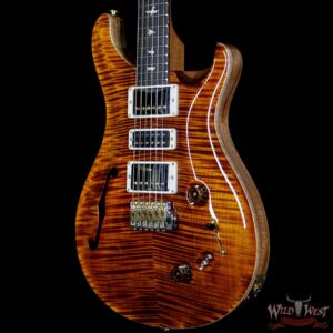 PRS Wood Library Flame 10 Top Limited Edition Special 22 Semi-Hollow Brazilian Rosewood Fingerboard Yellow Tiger - Image 2