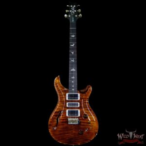 PRS Wood Library Flame 10 Top Limited Edition Special 22 Semi-Hollow Brazilian Rosewood Fingerboard Yellow Tiger - Image 5