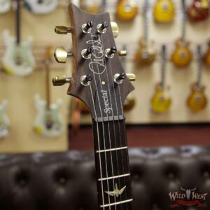 PRS Wood Library Flame 10 Top Limited Edition Special 22 Semi-Hollow Brazilian Rosewood Board Faded Blue Jean - Image 8