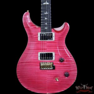 PRS Wood Library Artist Package Custom 22 Flame Maple Top Ebony Board Bonnie Pink - Image 3