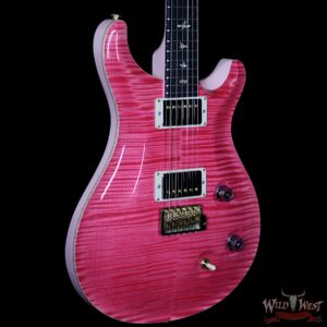 PRS Wood Library Artist Package Custom 22 Flame Maple Top Ebony Board Bonnie Pink - Image 4