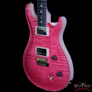 PRS Wood Library Artist Package Custom 22 Flame Maple Top Ebony Board Bonnie Pink - Image 2