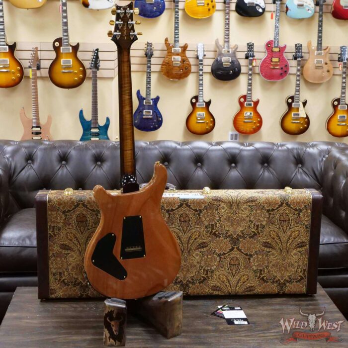 Paul Reed Smith Wood Library 10 Top Custom 24 Piezo P24 Flame Maple Neck Brazilian Rosewood Board Copperhead Smokeburst - Image 9