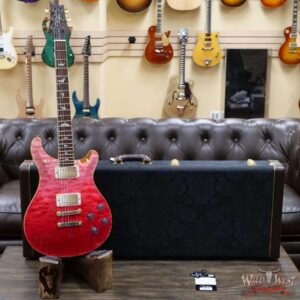 Paul Reed Smith PRS Wood Library Quilt 10 Top McCarty 594 Cocobolo Fingerboard Bonnie Pink Fade - Image 6