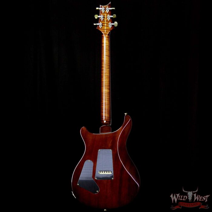 PRS Wood Library 10 Top Custom 24-08 Flame Maple Neck Brazilian Rosewood Fretboard Copperhead - Image 8