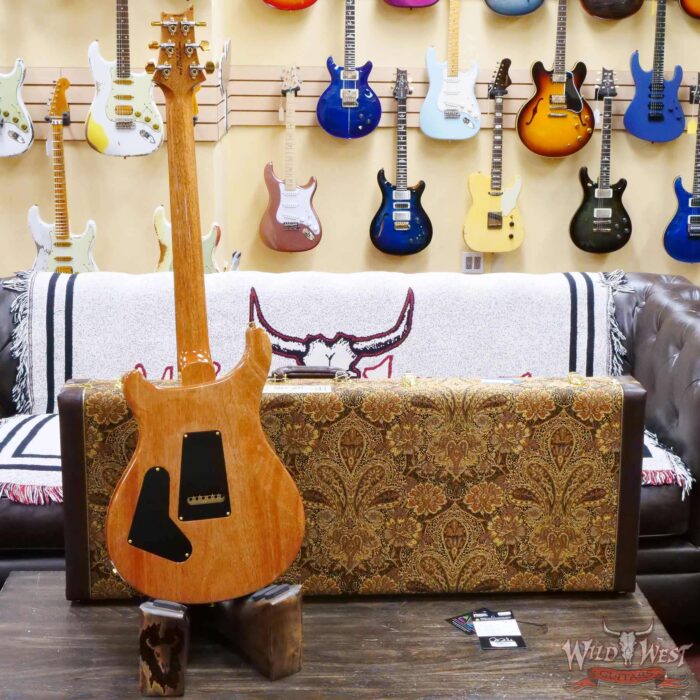 Paul Reed Smith PRS Wood Library 10 Top Quilt Custom 24 Brazilian Rosewood Fingerboard Blue Fade - Image 9