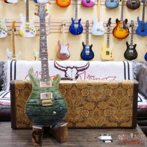 Paul Reed Smith PRS Wood Library 10 Top Quilt Custom 24 Brazilian Rosewood Fingerboard Trampas Green Fade - Image 6
