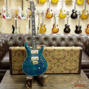 Paul Reed Smith PRS Wood Library 10 Top Custom 24 Quilt Maple Top Ebony Fingerboard Aquamarine - Image 11