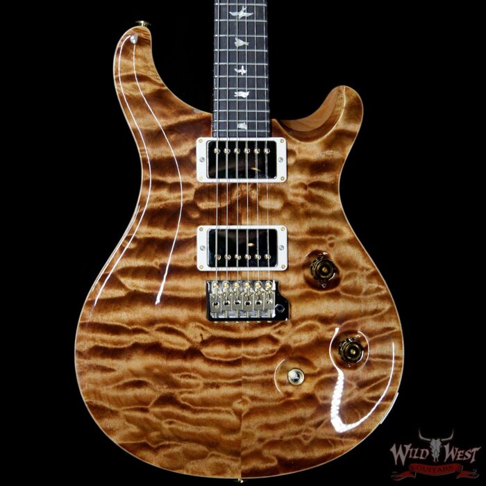 PRS Wood Library 10 Top Custom 24 Quilt Maple Top Ebony Fingerboard Copperhead - Image 3