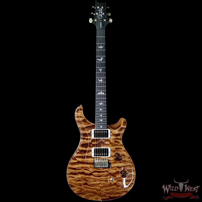 PRS Wood Library 10 Top Custom 24 Quilt Maple Top Ebony Fingerboard Copperhead - Image 4