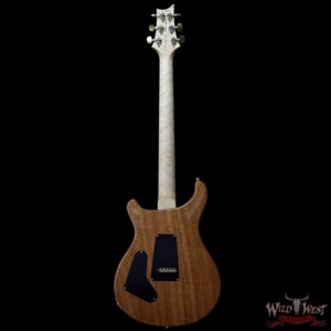 PRS Wood Library 10 Top Custom 24 Fatback Quilt Top Birdseye Neck Brazilian Rosewood Board Charcoal Cherry Burst - Image 6