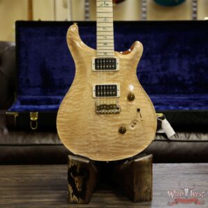 PRS Wood Library 10 Top Custom 24-08 Quilt Maple Top Flame Maple Neck & Fretboard Natural - Image 13